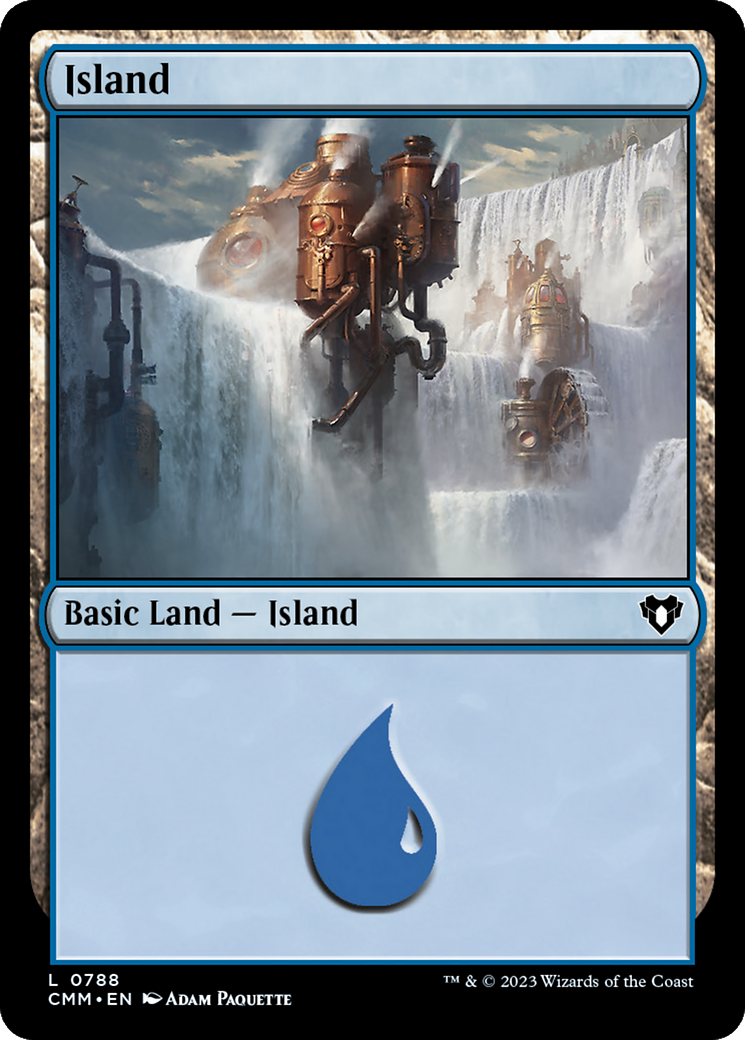 Island (CMM-788) - Commander Masters - Premium MTG Single from Wizards of the Coast - Just $0.25! Shop now at Game Crave Tournament Store