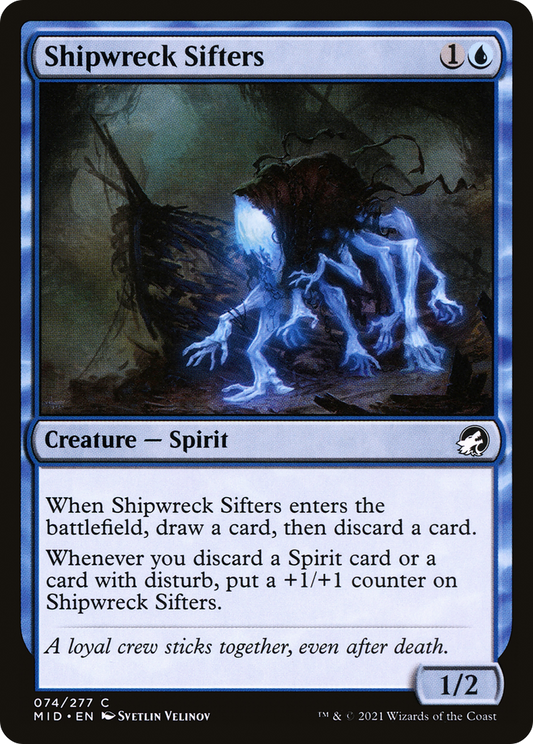 Shipwreck Sifters (MID-074) - Innistrad: Midnight Hunt - Premium MTG Single from Wizards of the Coast - Just $0.08! Shop now at Game Crave Tournament Store