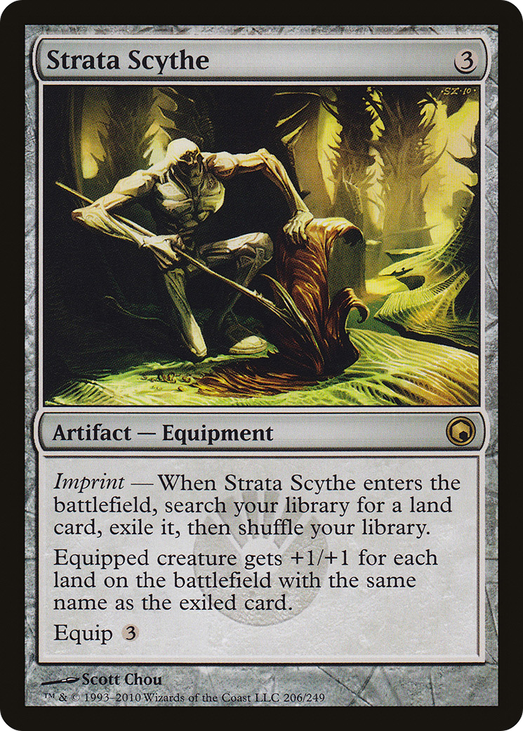 Strata Scythe (SOM-206) - Scars of Mirrodin - Premium MTG Single from Wizards of the Coast - Just $0.18! Shop now at Game Crave Tournament Store