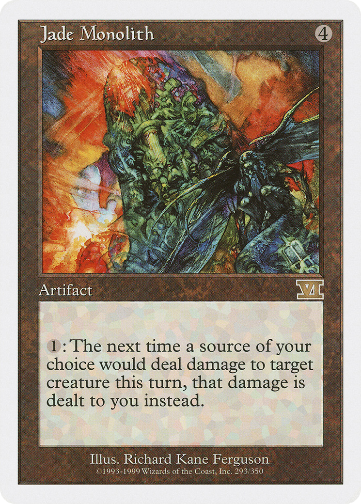 Jade Monolith (6ED-293) - Classic Sixth Edition - Premium MTG Single from Wizards of the Coast - Just $0.08! Shop now at Game Crave Tournament Store
