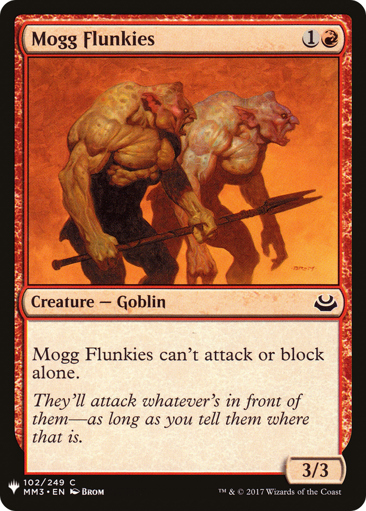Mogg Flunkies (MB1-1014) - Mystery Booster - Premium MTG Single from Wizards of the Coast - Just $0.08! Shop now at Game Crave Tournament Store