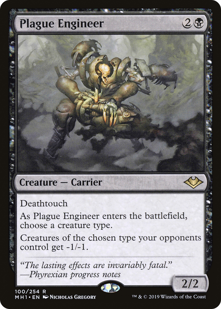 Plague Engineer (MH1-100) - Modern Horizons Foil - Premium MTG Single from Wizards of the Coast - Just $0.92! Shop now at Game Crave Tournament Store