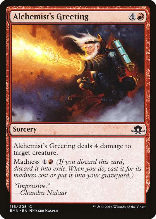 Alchemist's Greeting (EMN-116) - Eldritch Moon - Premium MTG Single from Wizards of the Coast - Just $0.08! Shop now at Game Crave Tournament Store