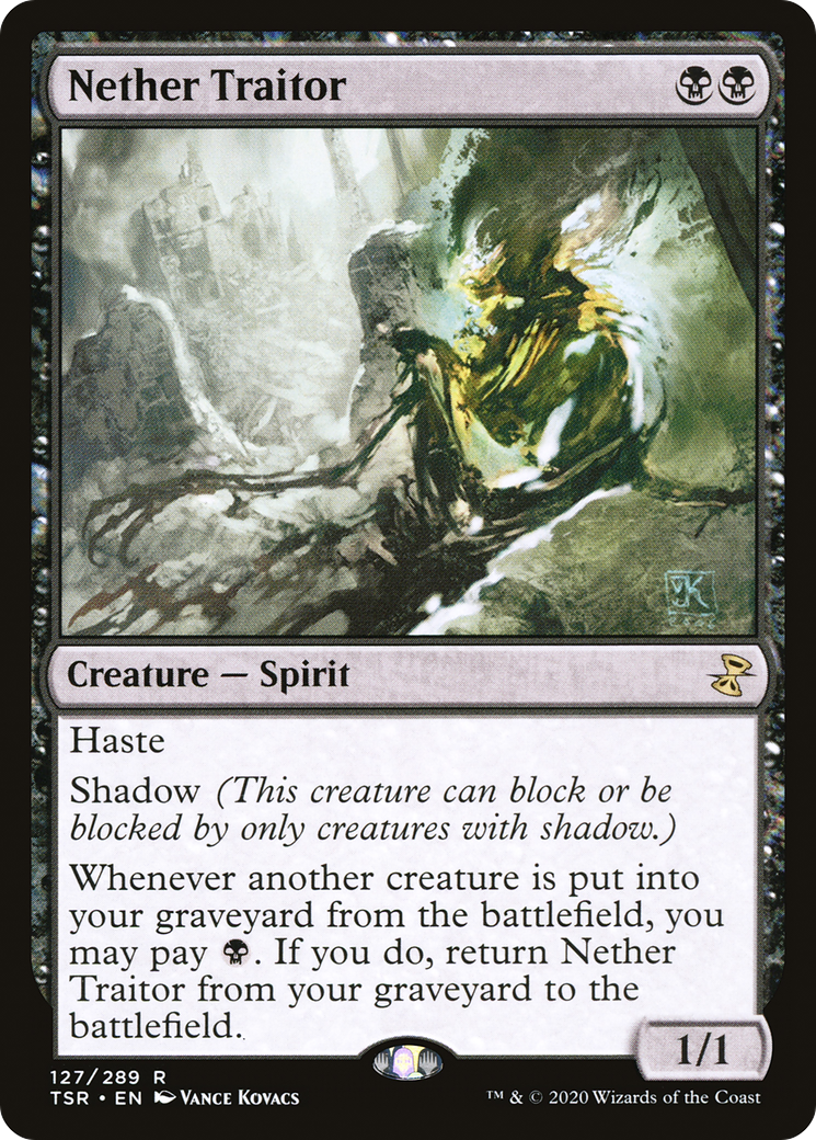 Nether Traitor (TSR-127) - Time Spiral Remastered Foil - Premium MTG Single from Wizards of the Coast - Just $7.93! Shop now at Game Crave Tournament Store