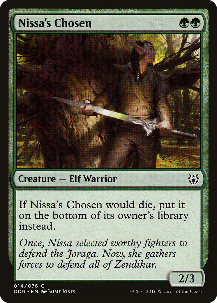 Nissa's Chosen (DDR-014) - Duel Decks: Nissa vs. Ob Nixilis - Premium MTG Single from Wizards of the Coast - Just $0.43! Shop now at Game Crave Tournament Store