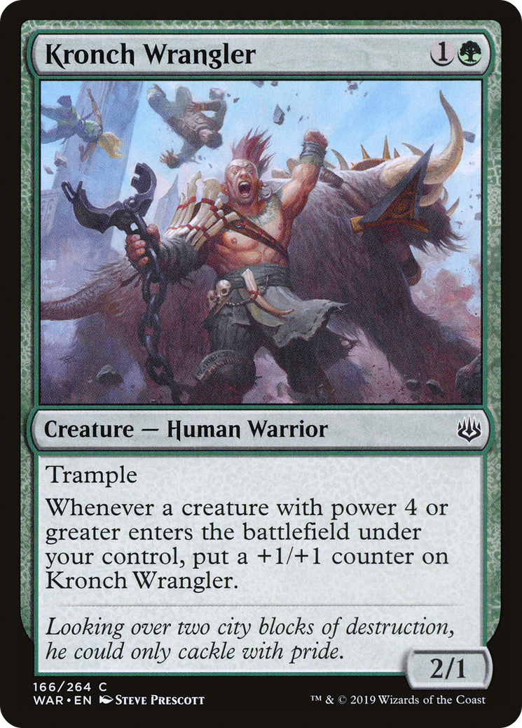 Kronch Wrangler (WAR-166) - War of the Spark - Premium MTG Single from Wizards of the Coast - Just $0.08! Shop now at Game Crave Tournament Store