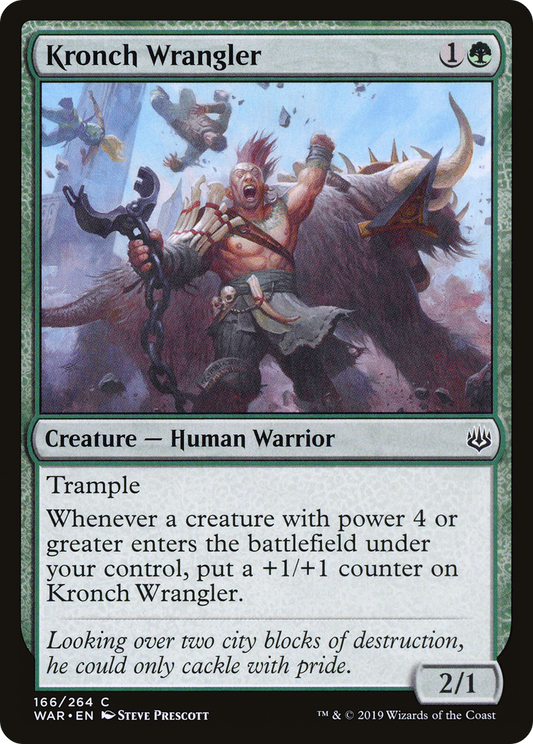 Kronch Wrangler (WAR-166) - War of the Spark - Premium MTG Single from Wizards of the Coast - Just $0.08! Shop now at Game Crave Tournament Store