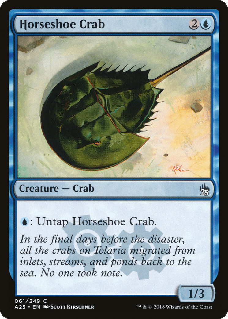 Horseshoe Crab (A25-061) - Masters 25 - Premium MTG Single from Wizards of the Coast - Just $0.25! Shop now at Game Crave Tournament Store