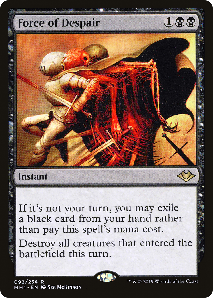 Force of Despair (MH1-092) - Modern Horizons Foil - Premium MTG Single from Wizards of the Coast - Just $4.82! Shop now at Game Crave Tournament Store