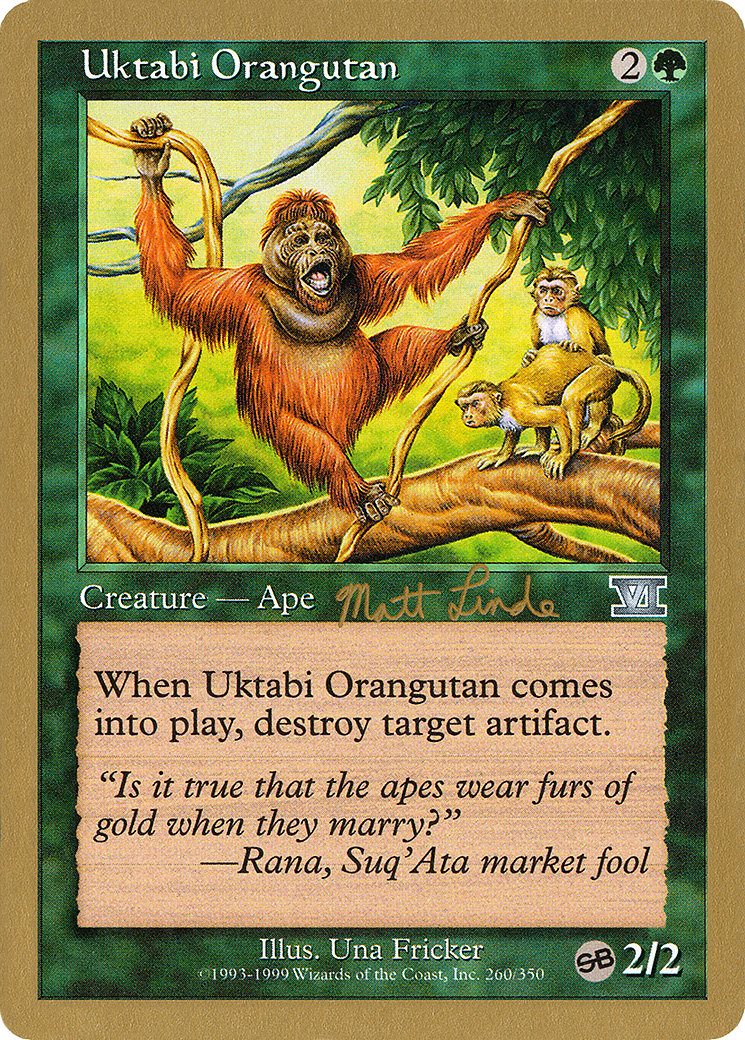 Uktabi Orangutan (WC99-ML260SB) - World Championship Decks 1999 - Premium MTG Single from Wizards of the Coast - Just $0.08! Shop now at Game Crave Tournament Store