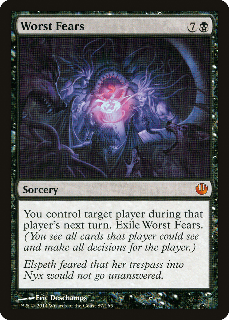 Worst Fears (JOU-087) - Journey into Nyx Foil - Premium MTG Single from Wizards of the Coast - Just $1.84! Shop now at Game Crave Tournament Store