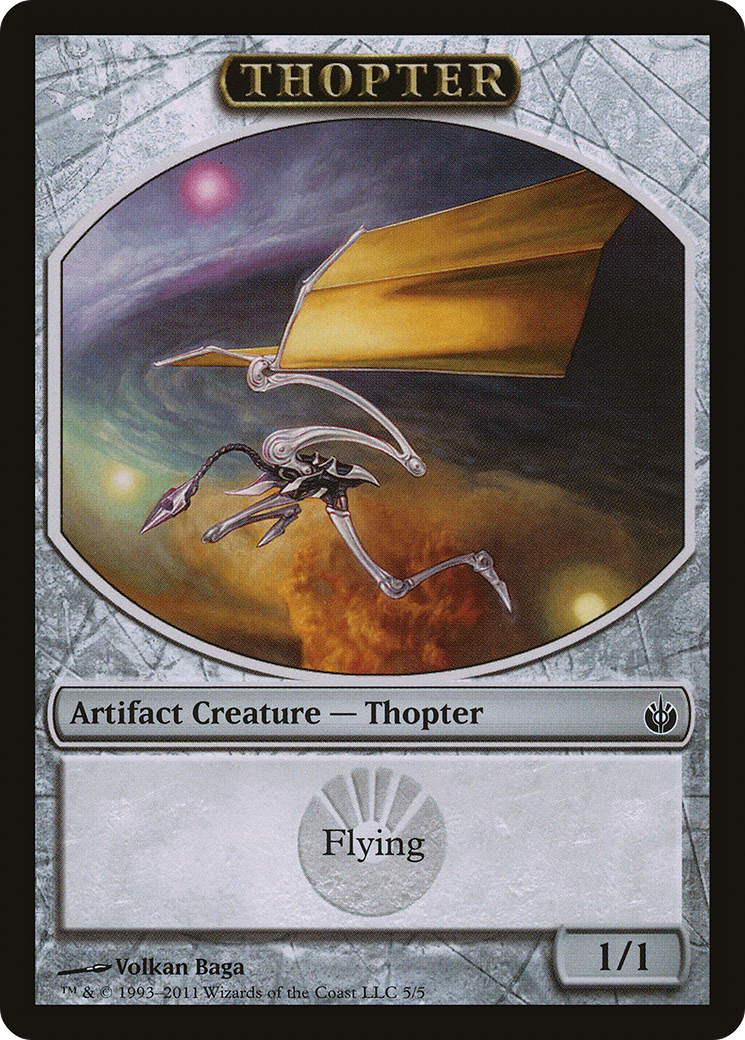 Thopter (TMBS-005) - Mirrodin Besieged Tokens - Premium MTG Single from Wizards of the Coast - Just $0.13! Shop now at Game Crave Tournament Store
