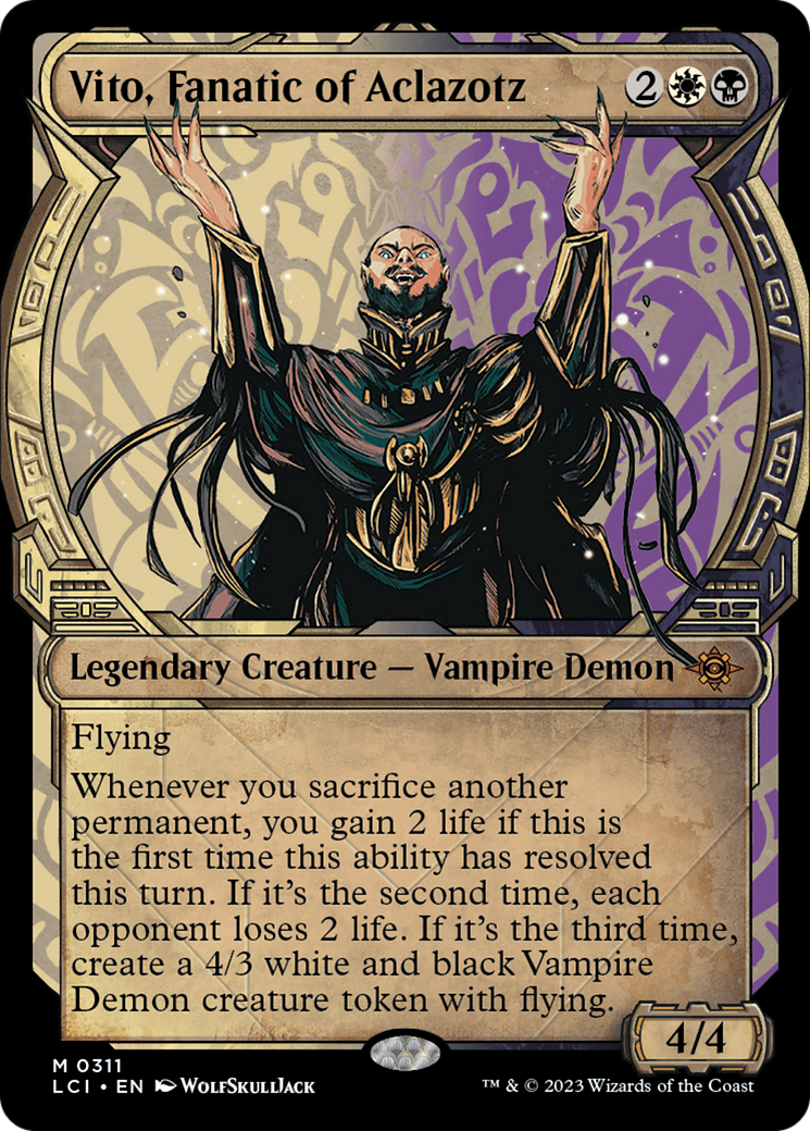 Vito, Fanatic of Aclazotz (LCI-311) - The Lost Caverns of Ixalan: (Showcase) - Premium MTG Single from Wizards of the Coast - Just $0.34! Shop now at Game Crave Tournament Store
