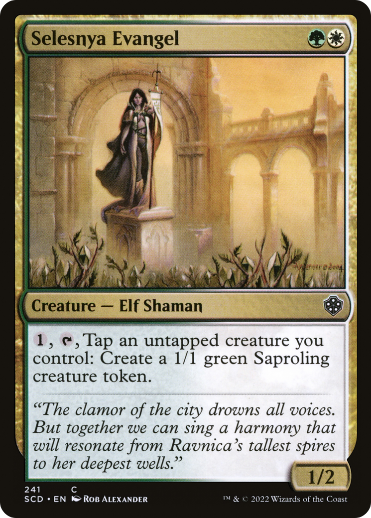 Selesnya Evangel (SCD-241) - Starter Commander Decks - Premium MTG Single from Wizards of the Coast - Just $0.08! Shop now at Game Crave Tournament Store
