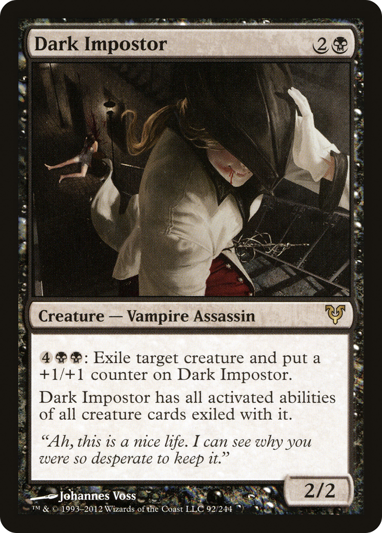 Dark Impostor (AVR-092) - Avacyn Restored - Premium MTG Single from Wizards of the Coast - Just $0.08! Shop now at Game Crave Tournament Store