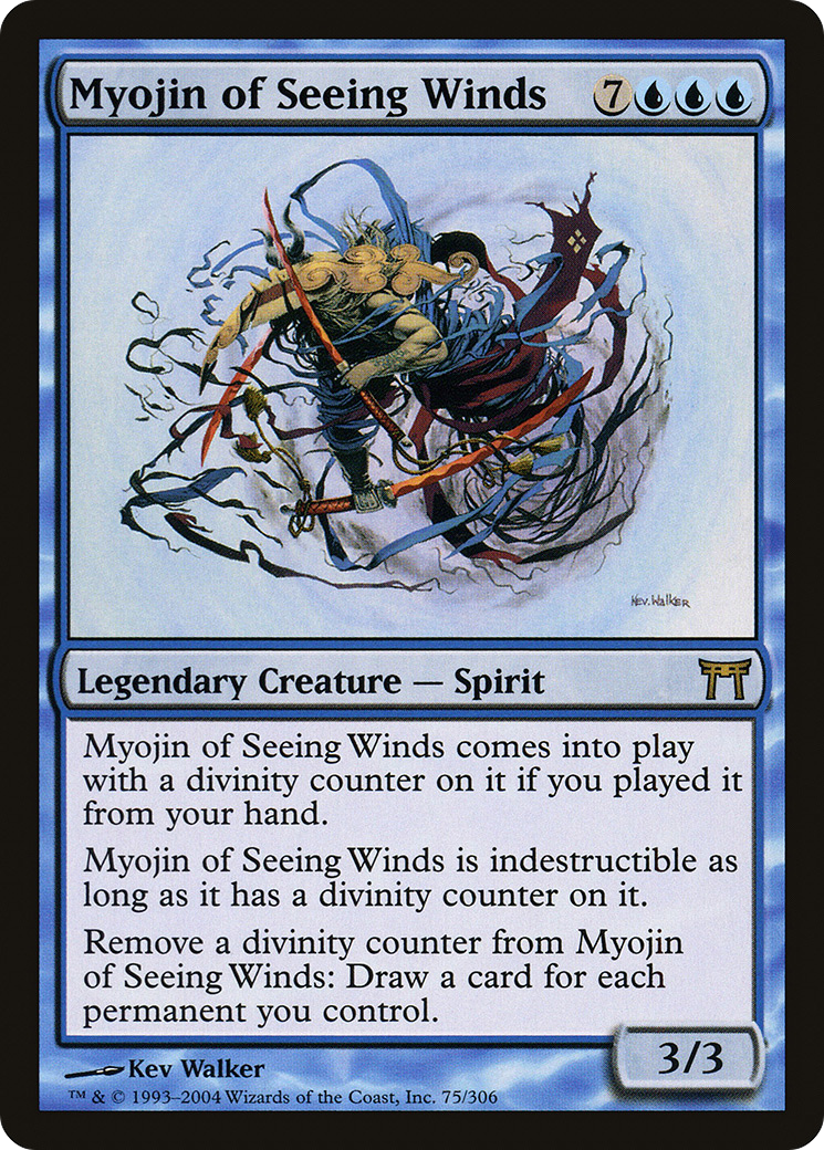 Myojin of Seeing Winds (CHK-075) - Champions of Kamigawa - Premium MTG Single from Wizards of the Coast - Just $0.50! Shop now at Game Crave Tournament Store