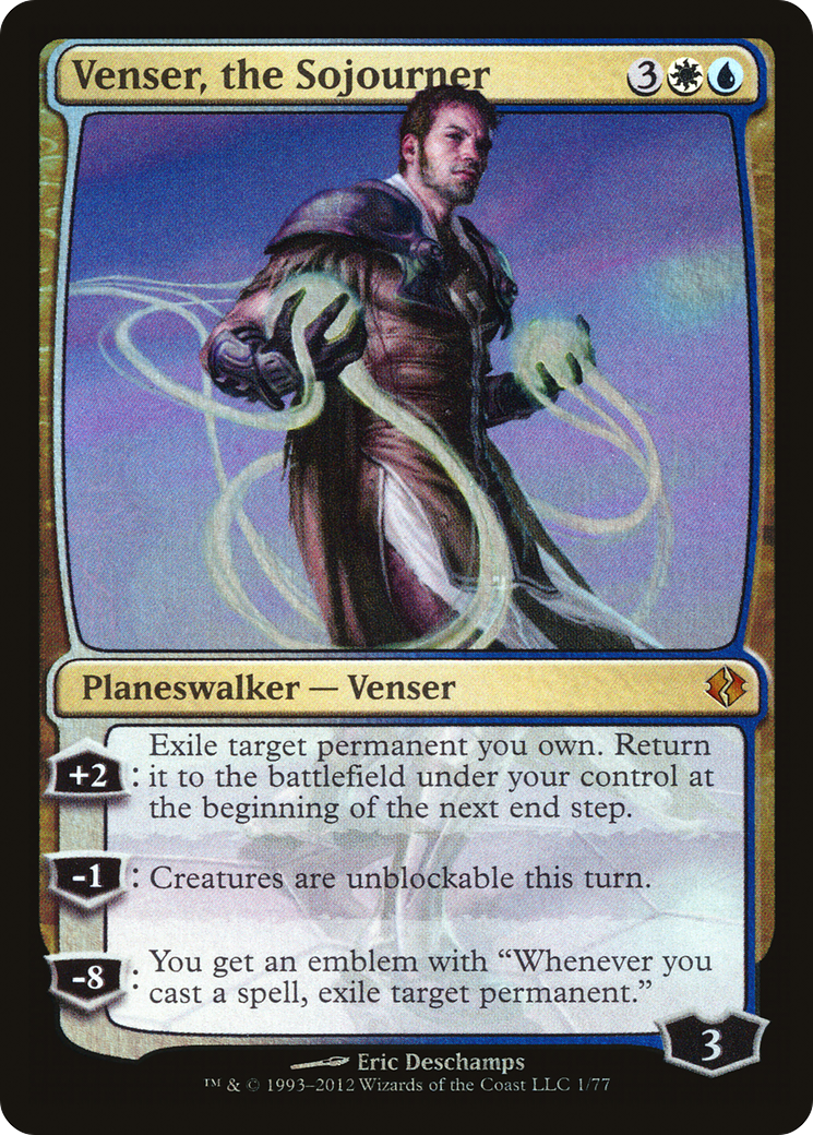 Venser, the Sojourner (DDI-001) - Duel Decks: Venser vs. Koth Foil - Premium MTG Single from Wizards of the Coast - Just $0.87! Shop now at Game Crave Tournament Store
