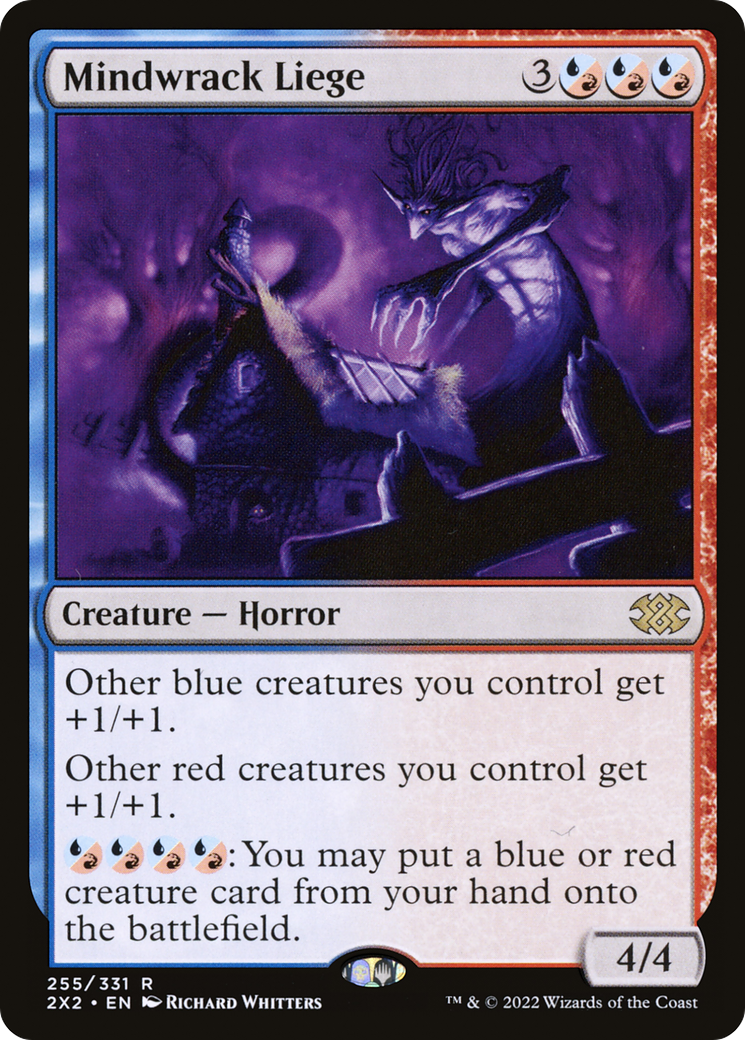 Mindwrack Liege (2X2-255) - Double Masters 2022 - Premium MTG Single from Wizards of the Coast - Just $0.08! Shop now at Game Crave Tournament Store
