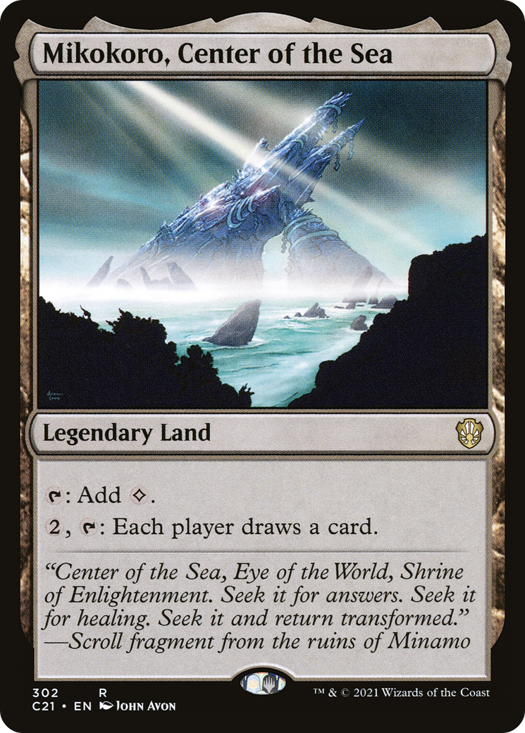 Mikokoro, Center of the Sea (C21-302) - Commander 2021 - Premium MTG Single from Wizards of the Coast - Just $1.07! Shop now at Game Crave Tournament Store