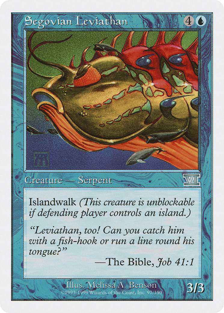 Segovian Leviathan (6ED-097) - Classic Sixth Edition - Premium MTG Single from Wizards of the Coast - Just $0.08! Shop now at Game Crave Tournament Store
