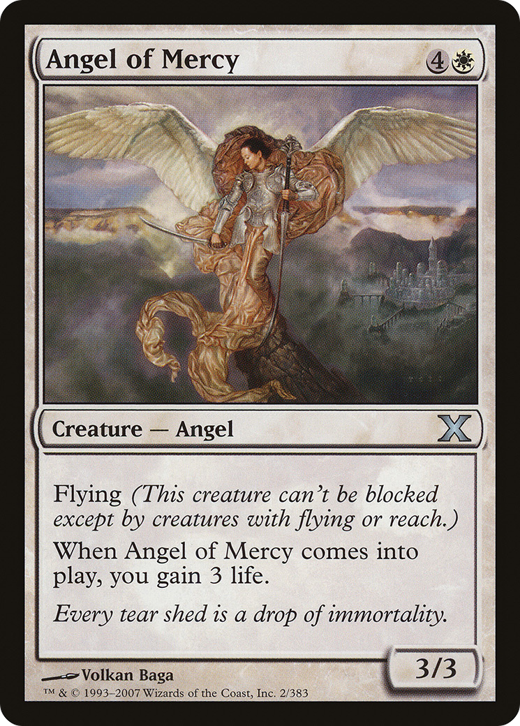 Angel of Mercy (10E-002) - Tenth Edition - Premium MTG Single from Wizards of the Coast - Just $0.08! Shop now at Game Crave Tournament Store