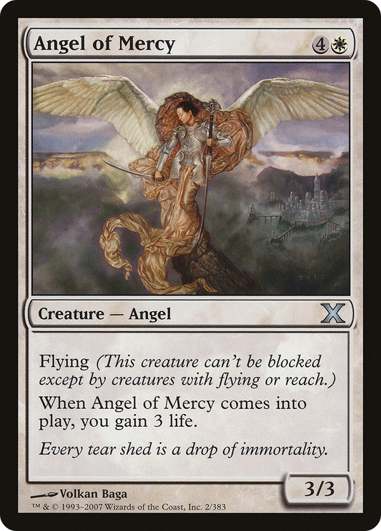 Angel of Mercy (10E-002) - Tenth Edition - Premium MTG Single from Wizards of the Coast - Just $0.08! Shop now at Game Crave Tournament Store