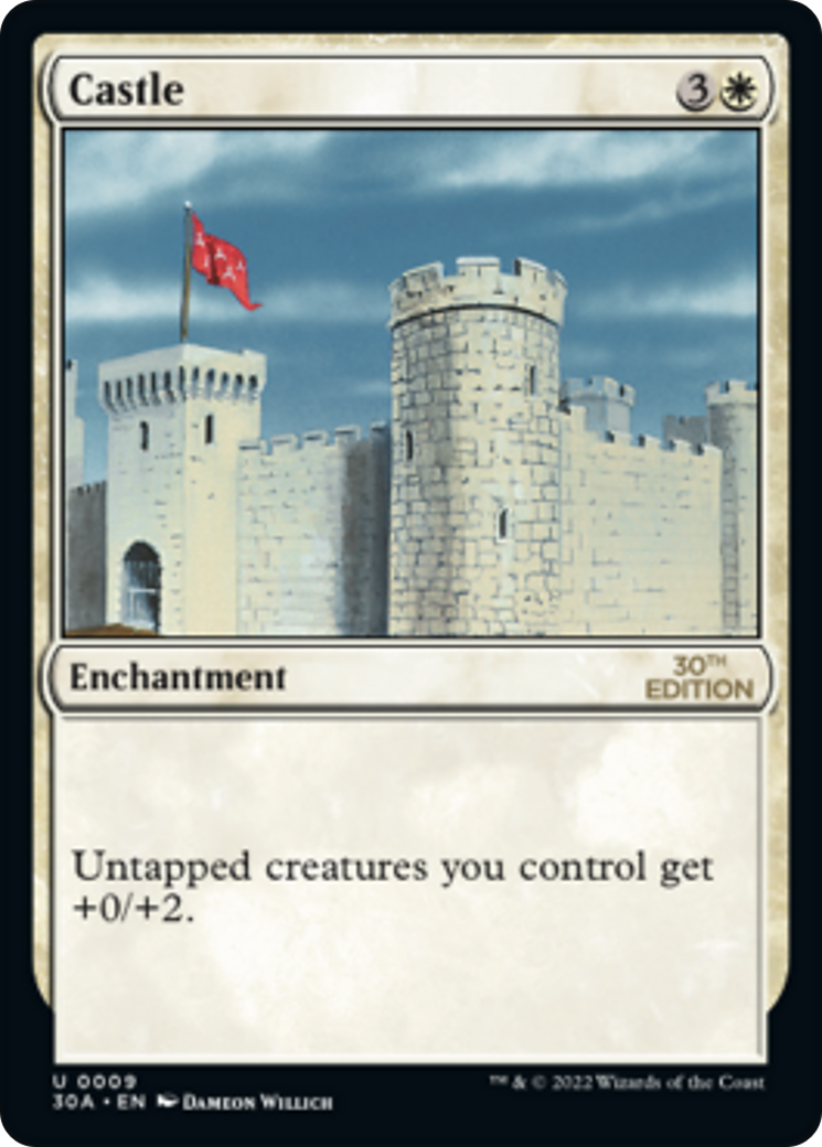 Castle (30A-009) - 30th Anniversary Edition - Premium MTG Single from Wizards of the Coast - Just $0.41! Shop now at Game Crave Tournament Store