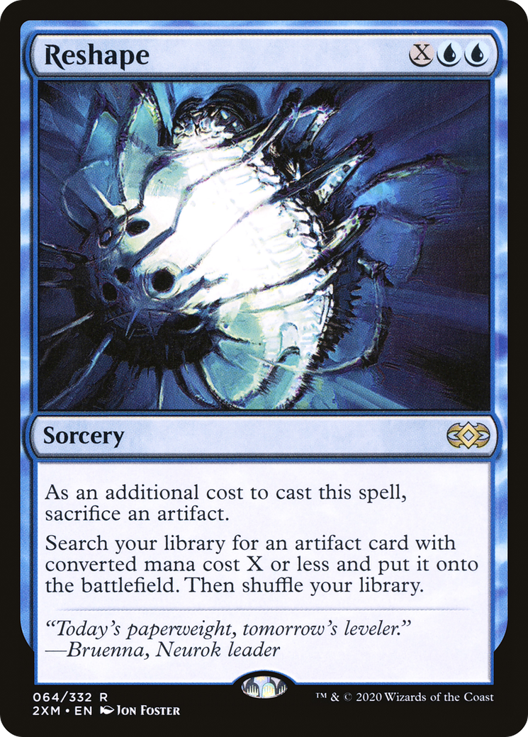 Reshape (2XM-064) - Double Masters - Premium MTG Single from Wizards of the Coast - Just $2.90! Shop now at Game Crave Tournament Store