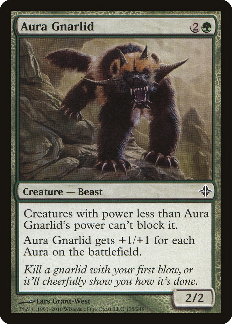 Aura Gnarlid (ROE-175) - Rise of the Eldrazi Foil - Premium MTG Single from Wizards of the Coast - Just $0.46! Shop now at Game Crave Tournament Store