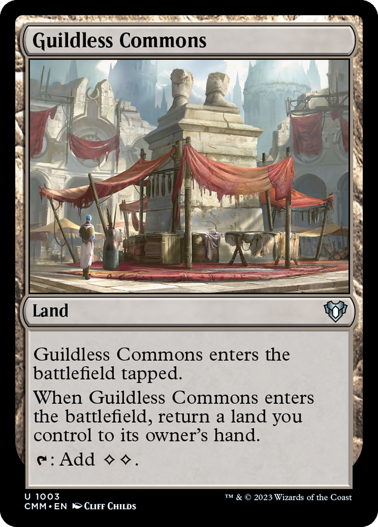 Guildless Commons (CMM-1003) - Commander Masters - Premium MTG Single from Wizards of the Coast - Just $0.57! Shop now at Game Crave Tournament Store