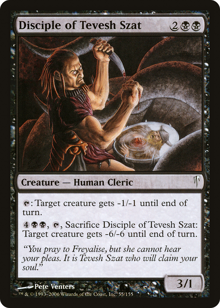 Disciple of Tevesh Szat (CSP-055) - Coldsnap - Premium MTG Single from Wizards of the Coast - Just $0.08! Shop now at Game Crave Tournament Store