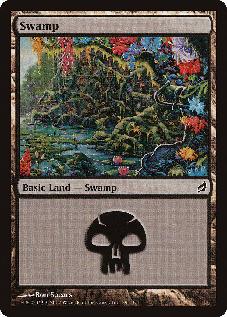 Swamp (LRW-291) - Lorwyn Foil - Premium MTG Single from Wizards of the Coast - Just $2.06! Shop now at Game Crave Tournament Store