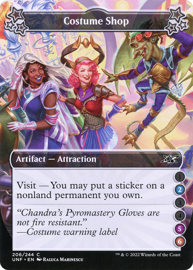 Costume Shop (UNF-206C) - Unfinity - Premium MTG Single from Wizards of the Coast - Just $0.08! Shop now at Game Crave Tournament Store