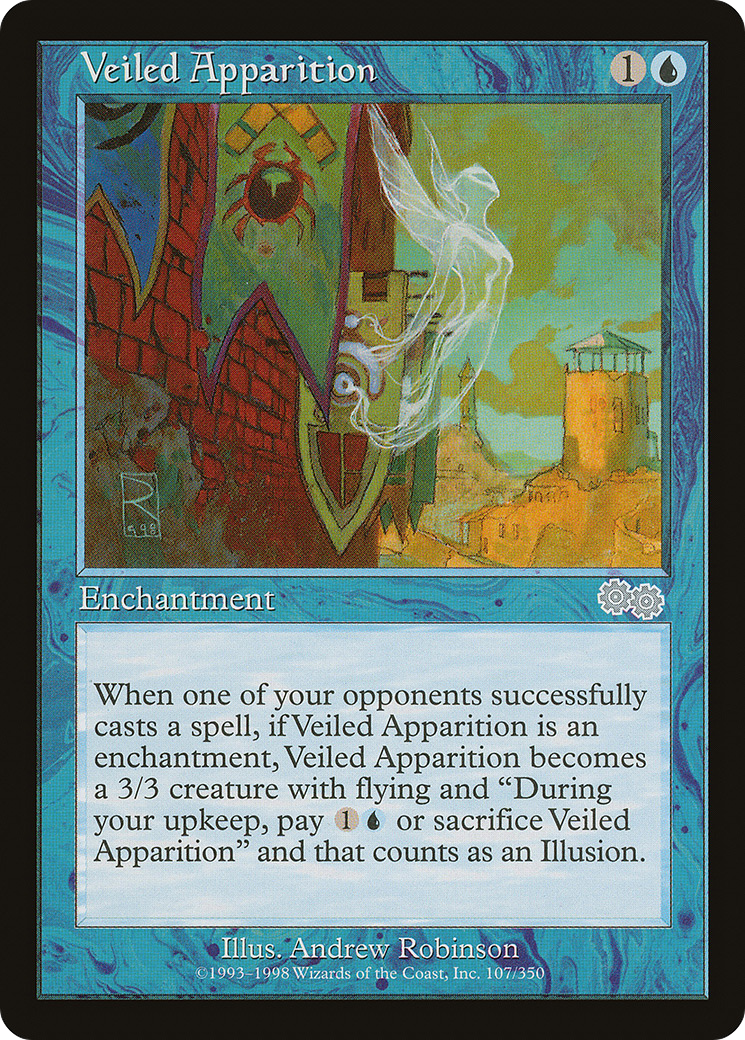 Veiled Apparition (USG-107) - Urza's Saga - Premium MTG Single from Wizards of the Coast - Just $0.08! Shop now at Game Crave Tournament Store