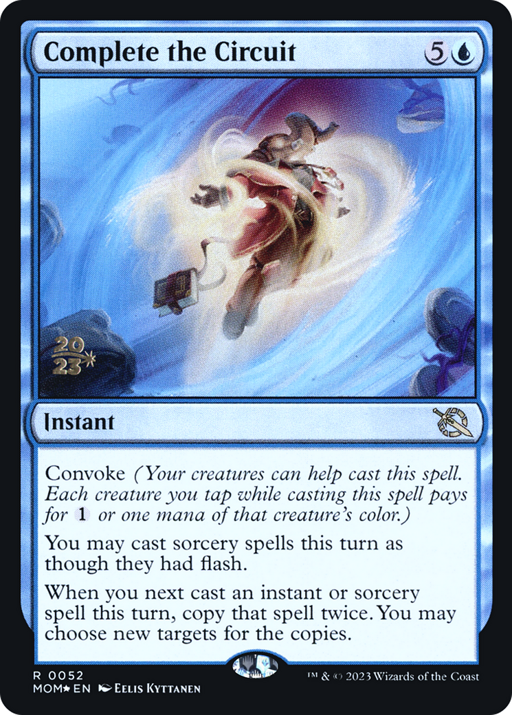 Complete the Circuit (PMOM-52S) - March of the Machine Promos Foil - Premium MTG Single from Wizards of the Coast - Just $0.09! Shop now at Game Crave Tournament Store