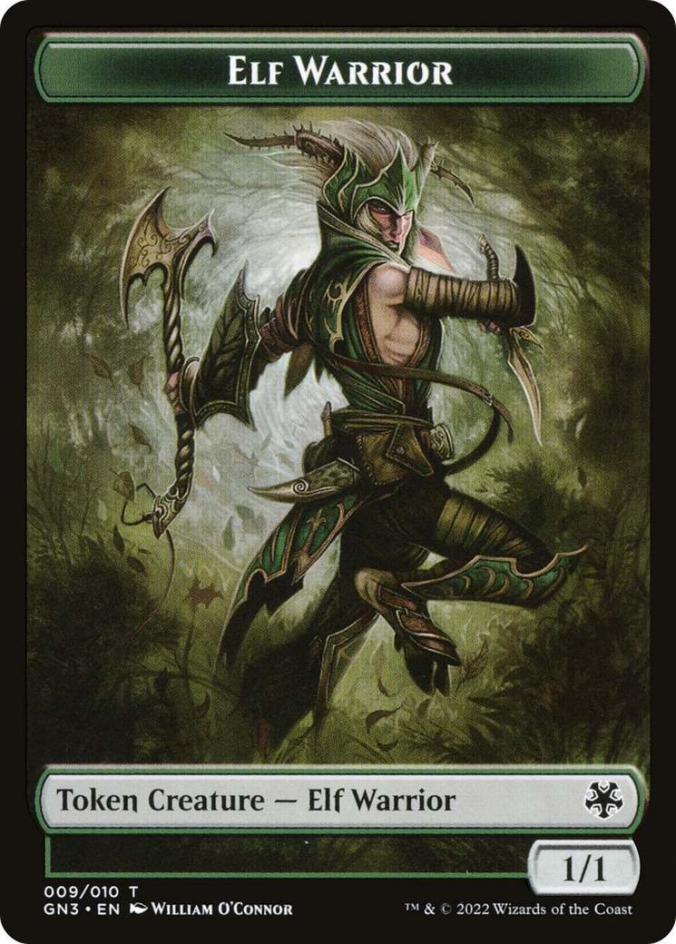 Elf Warrior (TGN3-009) - Game Night: Free-for-All Tokens - Premium MTG Single from Wizards of the Coast - Just $0! Shop now at Game Crave Tournament Store