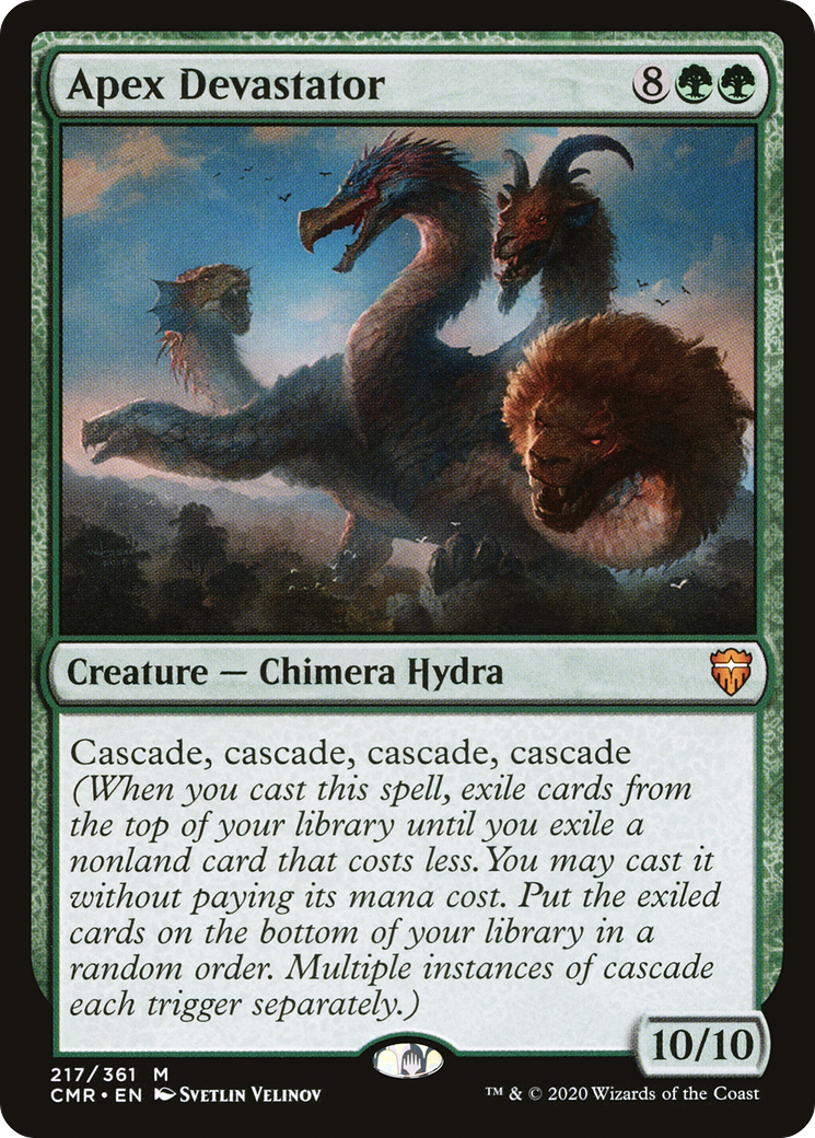 Apex Devastator (CMR-217) - Commander Legends - Premium MTG Single from Wizards of the Coast - Just $1.19! Shop now at Game Crave Tournament Store