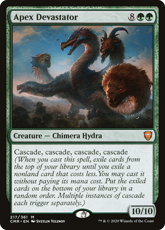 Apex Devastator (CMR-217) - Commander Legends - Premium MTG Single from Wizards of the Coast - Just $1.19! Shop now at Game Crave Tournament Store