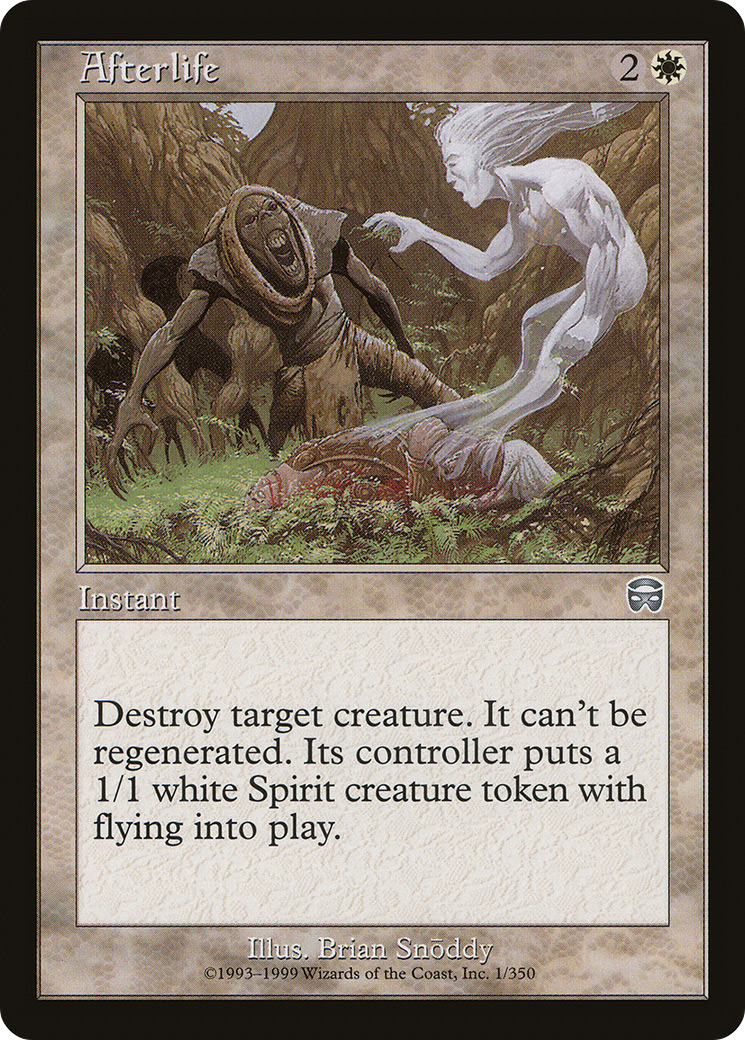 Afterlife (MMQ-001) - Mercadian Masques - Premium MTG Single from Wizards of the Coast - Just $0.25! Shop now at Game Crave Tournament Store