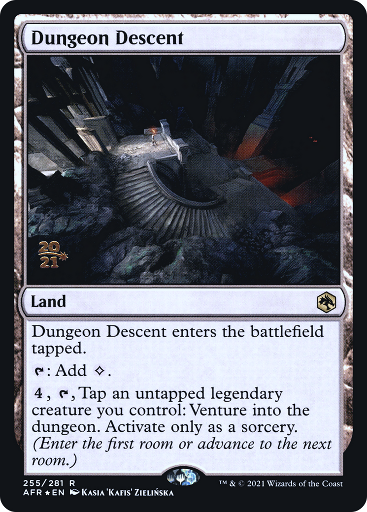 Dungeon Descent (PAFR-255S) - Adventures in the Forgotten Realms Promos Foil - Premium MTG Single from Wizards of the Coast - Just $0.37! Shop now at Game Crave Tournament Store