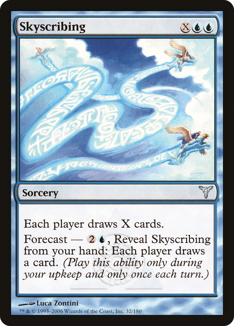 Skyscribing (DIS-032) - Dissension - Premium MTG Single from Wizards of the Coast - Just $0.48! Shop now at Game Crave Tournament Store
