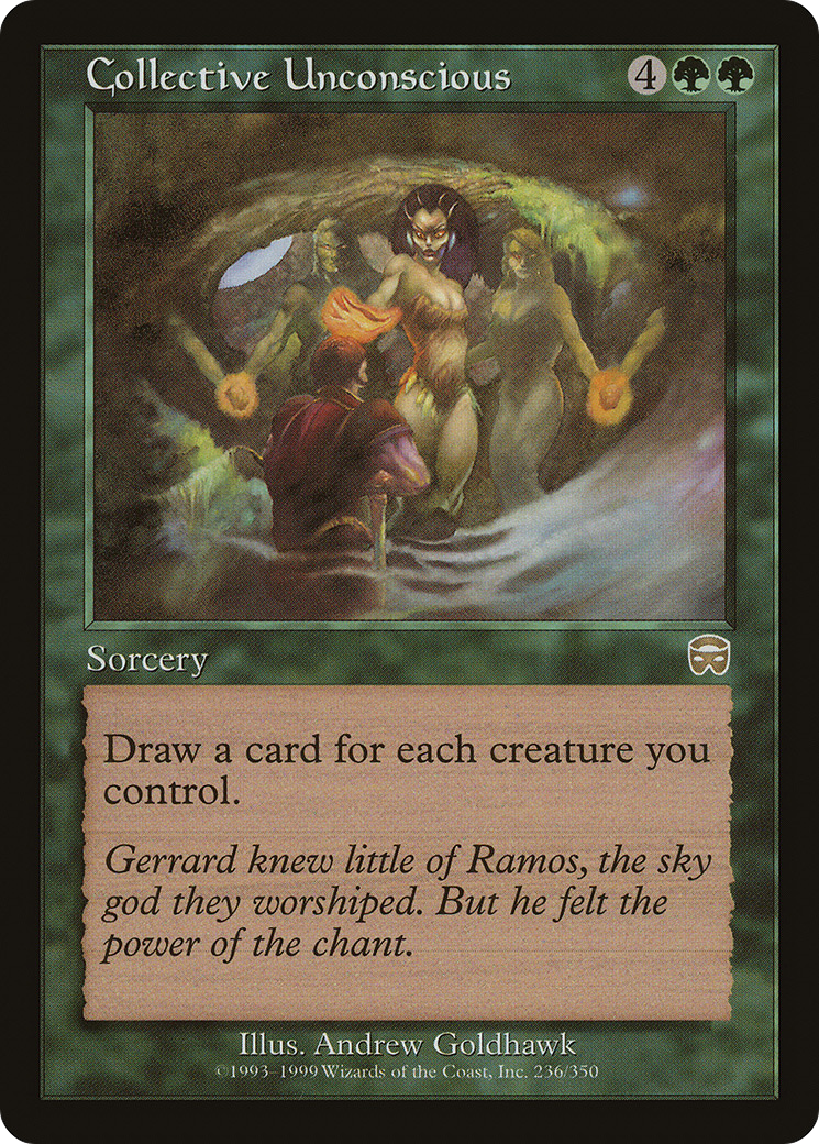 Collective Unconscious (MMQ-236) - Mercadian Masques - Premium MTG Single from Wizards of the Coast - Just $0.78! Shop now at Game Crave Tournament Store