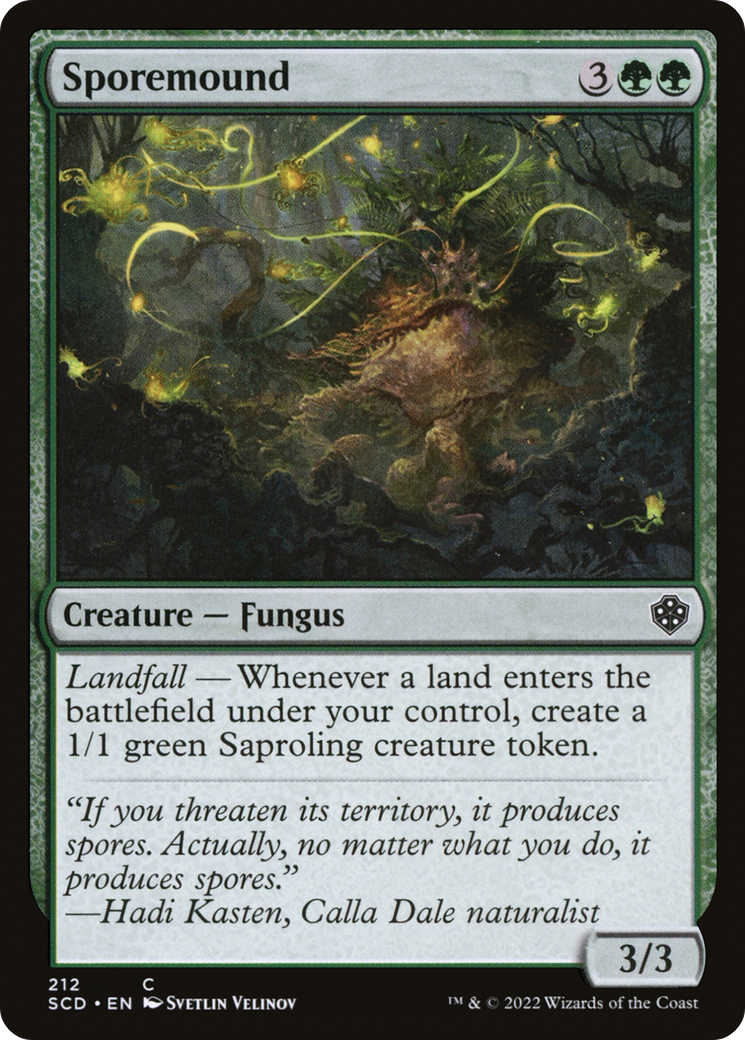 Sporemound (SCD-212) - Starter Commander Decks - Premium MTG Single from Wizards of the Coast - Just $0.08! Shop now at Game Crave Tournament Store