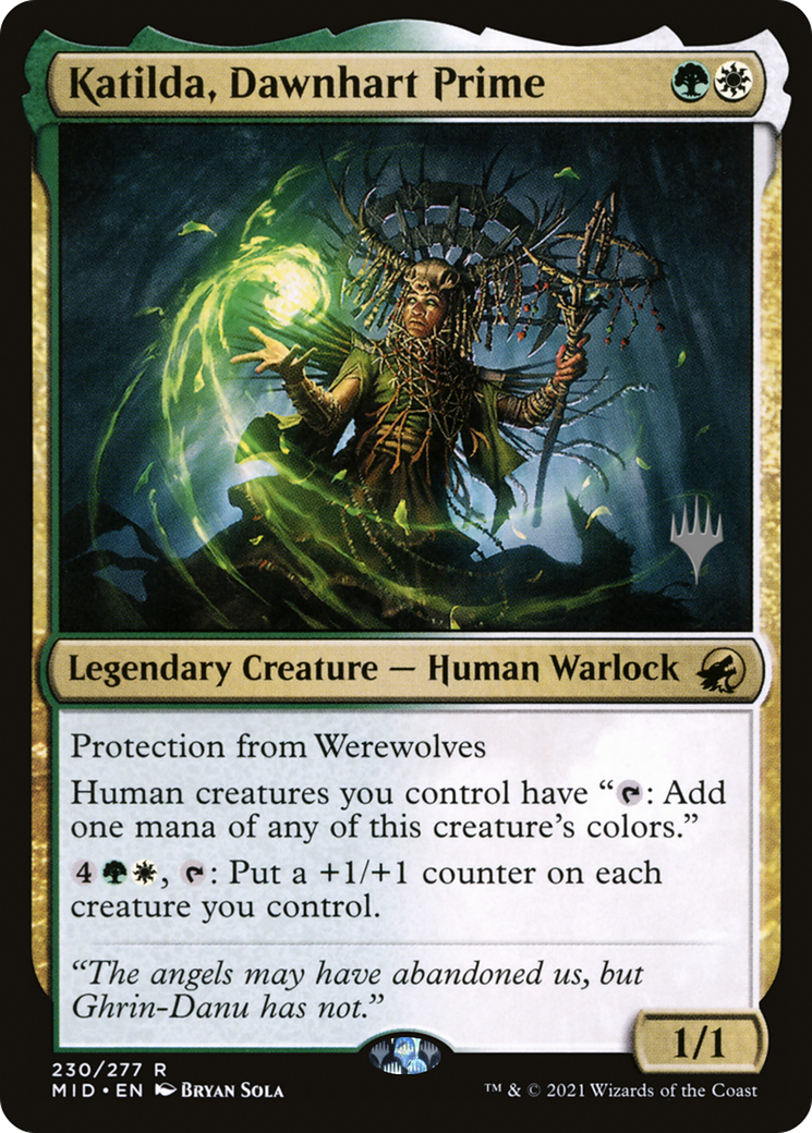 Katilda, Dawnhart Prime (PMID-230P) - Innistrad: Midnight Hunt Promos - Premium MTG Single from Wizards of the Coast - Just $0.19! Shop now at Game Crave Tournament Store