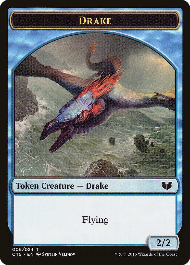 Drake (TC15-006) - Commander 2015 Tokens - Premium MTG Single from Wizards of the Coast - Just $0.08! Shop now at Game Crave Tournament Store