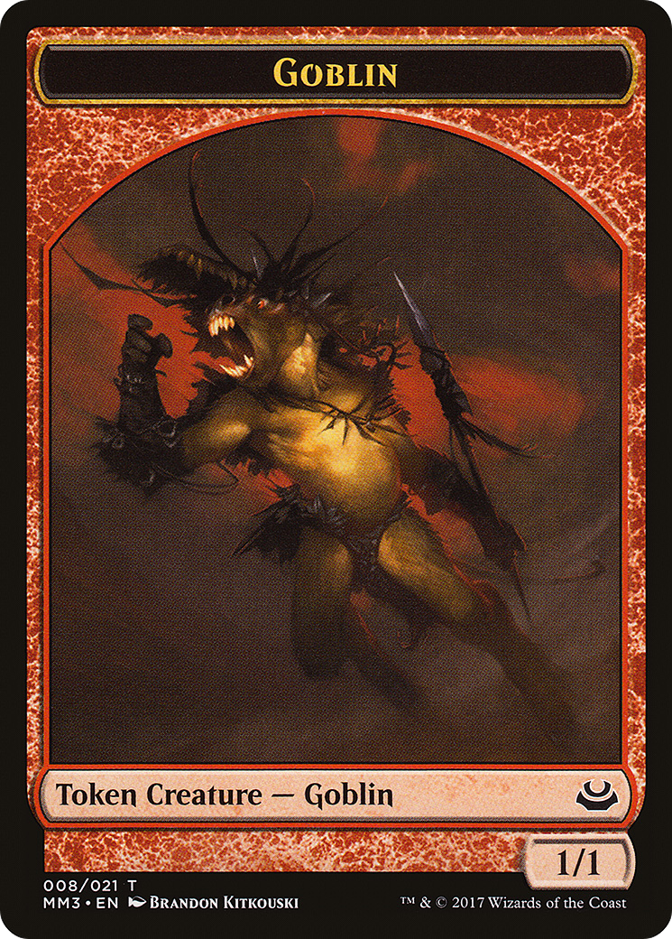 Goblin (TMM3-008) - Modern Masters 2017 Tokens - Premium MTG Single from Wizards of the Coast - Just $0.08! Shop now at Game Crave Tournament Store