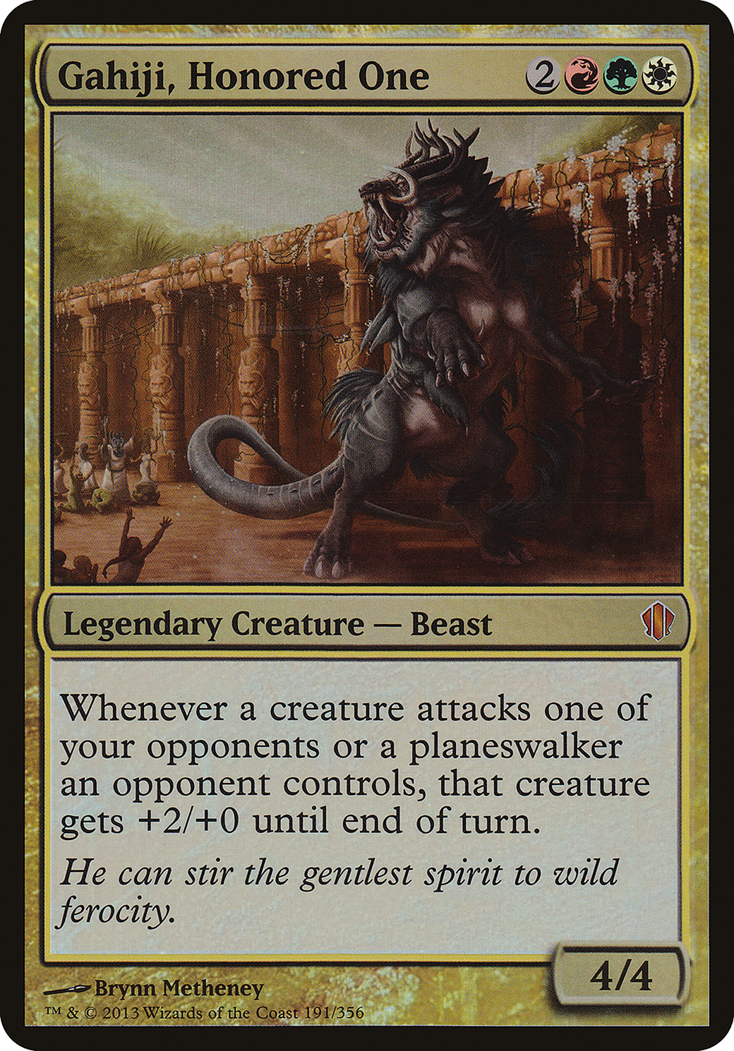 Gahiji, Honored One (OC13-191) - Commander 2013 Oversized Foil - Premium MTG Single from Wizards of the Coast - Just $0.82! Shop now at Game Crave Tournament Store