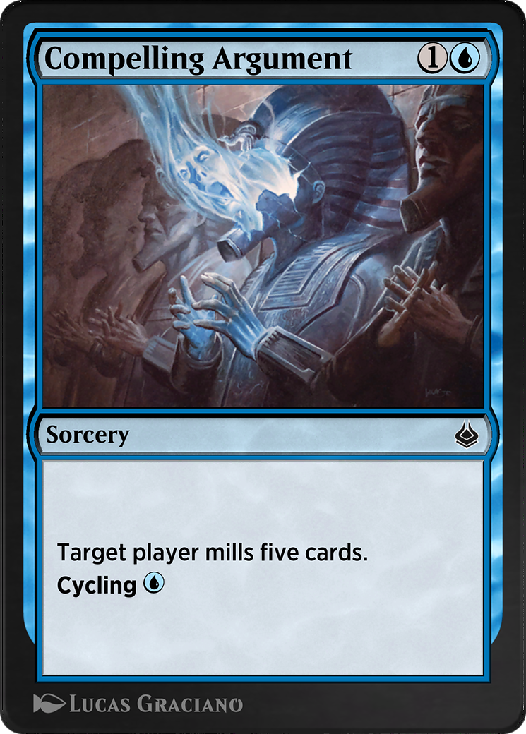 Compelling Argument (AKR-055) - Amonkhet Remastered - Premium MTG Single from Wizards of the Coast - Just $0! Shop now at Game Crave Tournament Store