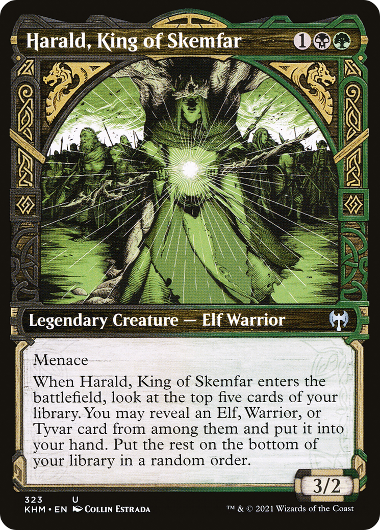 Harald, King of Skemfar (KHM-323) - Kaldheim: (Showcase) Foil - Premium MTG Single from Wizards of the Coast - Just $0.25! Shop now at Game Crave Tournament Store