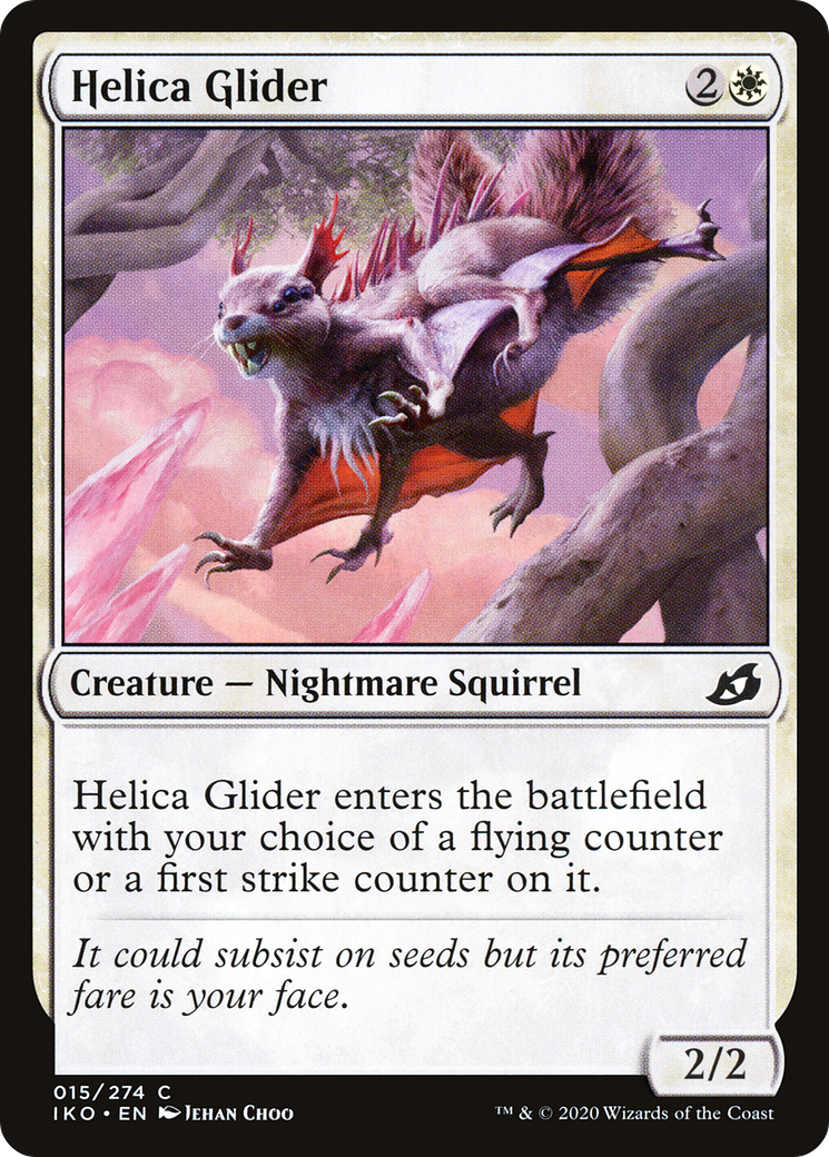 Helica Glider (IKO-015) - Ikoria: Lair of Behemoths - Premium MTG Single from Wizards of the Coast - Just $0.08! Shop now at Game Crave Tournament Store